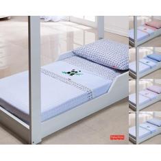 Imagem de Jogo De Lençol P/ Mini Cama Montessoriana 03-Peças Fisher-Price Algodã