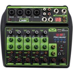 Imagem de Mesa de Som 8 Canais com Interface USB Pro Bass Studio Link 8