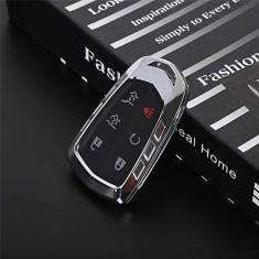 Imagem de TPHJRM Porta-chaves do carro em liga de zinco, capa da chave, adequada para Cadillac ATS-L XTS XT5 CTS CT6 ATS 28T SRX Escalade Remote