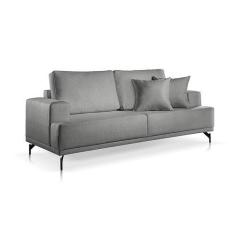 Imagem de Sofá 2 E 3 Lugares Toronto Linho Cinza Medio 2M - Poltjá Moveis