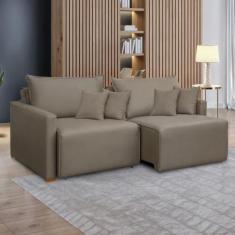 Imagem de Sofá Cama Retrátil E Reclinável 220cm Júlia - Celflex