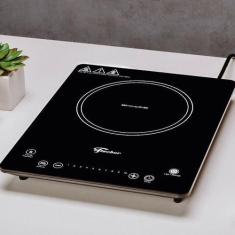 Imagem de Cooktop Elétrico Simples - 220v - 1 Boca - Fischer, Preto, 220V