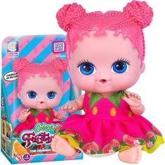 Imagem de Boneca Bebe Frutinhas Com Cheirinho De Frutas Goiaba - Cotiplás