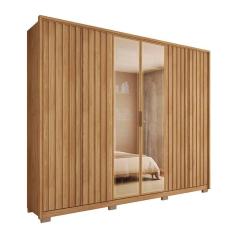 Imagem de Guarda-Roupa Casal com Vidro Reflecta 6 PT 4 GV Buriti