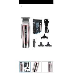 Imagem de Máquina De Cortar Cabelo E Acabamento Profissional Kemei