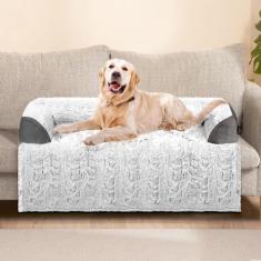 Imagem de Sofá-cama para cães, blunique, calmante, impermeável, viscoelástico, c