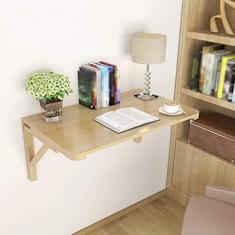 Imagem de Mesa plegable de pared con hojas abatibles Mesa de comedor Escritorio para computadora Mesa de estudio Banco de trabajo Oficina en el hogar Baño Tienda de conveniencia Restaurante