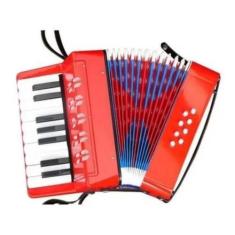 Imagem de Acordeon Sanfona  Infantil 17 Teclas E 8 Baixo - Vermelha - Toys