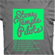 Imagem de Camiseta Stone Temple Pilots Chumbo e Verde em Silk 100% Algodão