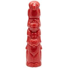 Imagem de Mordedor Super Resistente Totem Nylon Vermelho Tamanho P para Cães