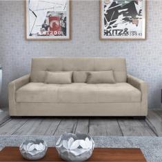 Imagem de Sofá Cama 3 Lugares Lavínia Light Bege