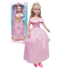 Imagem de Boneca Gigante Isabelly Princesa Musical 80cm  Brink Model  Canta 3 Ca