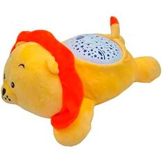 Imagem de Leãozinho de Pelúcia Kids com Som Luz Música e Projetor FM666-10 - Dorémi