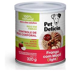 Imagem de Ração Úmida Pet Delícia Natural Frango com Maçã Fit Light - 320 g