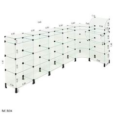 Imagem de Balcão L Modulado com Caixa 2,60 x 1,10 x 1,10