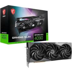 Imagem de Placa de Vídeo MSI GeForce RTX 4090 Gaming X Slim 24GB GDDR6X 384 bits