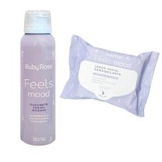 Imagem de Kit Facial Lenço Demaquilante E Sabonete Mousse Ruby Rose