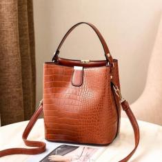 Imagem de Bolsa croco tote - Alwy, Marrom