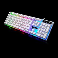 Imagem de Acessórios para computador ZGB G21 104 Teclas USB Firada mecânica Feel colorido Backlight Office Computador Teclado do teclado Teclado