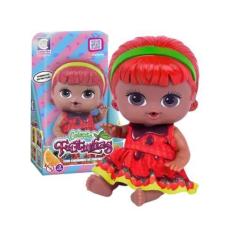 Imagem de Boneca Bebê Pequena Perfumada Coleção Com Aroma De Frutinha - Cotiplás