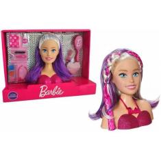 Boneca Barbie Busto Maquiagem e Cabelo Pupee 1264 - Boneca Barbie -  Magazine Luiza