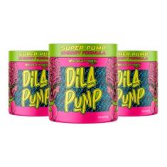 Imagem de Kit 3 Dila Pump Adaptogen Pré Treino Sem Cafeina Tangerine
