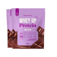 Imagem de Kit 2 Whey Up 3W Sanavita Chocobelga 900G