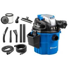 Imagem de Aspirador de Pó Seco e Úmido 18L com Extensores, 110v, VACMASTER VWM510, Azul