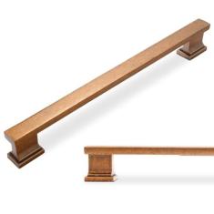 Imagem de COTYKILEY Pacote com 10 puxadores de armário de cozinha de latão antigo 7,5 polegadas (192 mm) puxadores de armário de cozinha vintage puxadores de gaveta puxadores de gaveta puxadores de gaveta