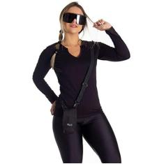 Imagem de Blusa manga longa decote V a fio