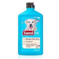 Imagem de Shampoo para Cachorro Sanol pêlos claros 500ml