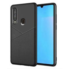 Imagem de Capa em gel com textura couro para Samsung Galaxy A20S - 