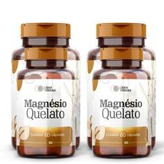 Imagem de Magnésio Quelato C/ 60 Cápsulas Kit 4 Potes - Lider Vendas