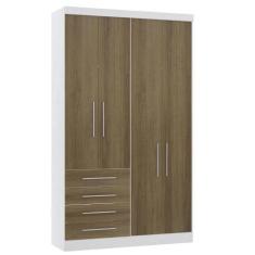 Imagem de Guarda Roupa Modulado 134,50cm 4 Portas E 4 Gavetas Alpes Luciane Móve