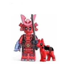 Imagem de Boneco Blocos De Montar Deadpool Dog Samurai - Mega Block Toys