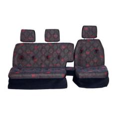 Imagem de Sofá Cama Banco Completo Mb 1618 Hpn Com Abertura Vermelho - Pampa