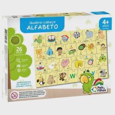 Imagem de Quebra Cabeça Alfabeto 26 Peças Pais e Filhos