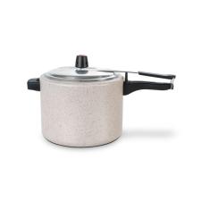 Imagem de Panela De Pressão 23 Cm 7,5 L Revestimento Cerâmico Mineral Resist Cor Vanilla Linha Ceramic Life Vapt Brinox Vanilla