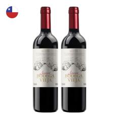 Imagem de Kit 2 Vinhos Bodega Vieja Suave Tinto Chile 750ml