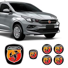 Imagem de Kit 6 Adesivos Emblemas Abarth Fiat Cronos