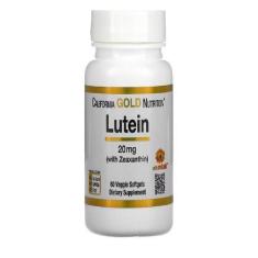 Imagem de Luteína Com Zeaxantina 20Mg 60 Cápsulas California Gold Nutrition