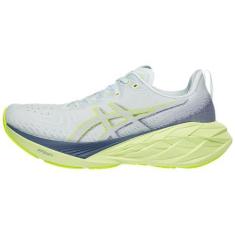 Imagem de ASICS NOVABLAST 4 Tênis de corrida masculino, Cinza claro/azul expandido, 45