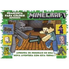Imagem de Livro - Minecraft - Prancheta para colorir númerais Supersérie