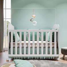 Imagem de Berço Americano Peroba Móveis Duda com Suporte para Mosqueteiro