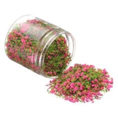 Imagem de CoCud Modelo de grama de flor, capacidade de 185 ml, esponja de plástico de árvore de grama em miniatura falsa rosa vermelha - (Aplicações: DIY casa de bonecas modelo jardim de fadas paisagem