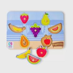Imagem de Quebra cabeça de encaixe frutas
