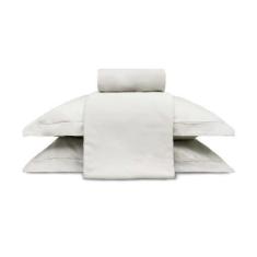 Imagem de Jogo De Cama Percal 300 Fios Treccenti Queen - Appel - Névoa