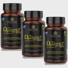 Imagem de Super Omega 3 tg 500mg - (Kit 3x 120 caps cada) - Essential Nutrition