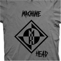 Imagem de Camiseta Machine Head Chumbo e  em Silk 100% Algodão
