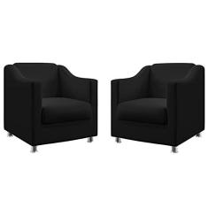 Imagem de Kit 2 Poltronas Tilla Sued  Aradecor